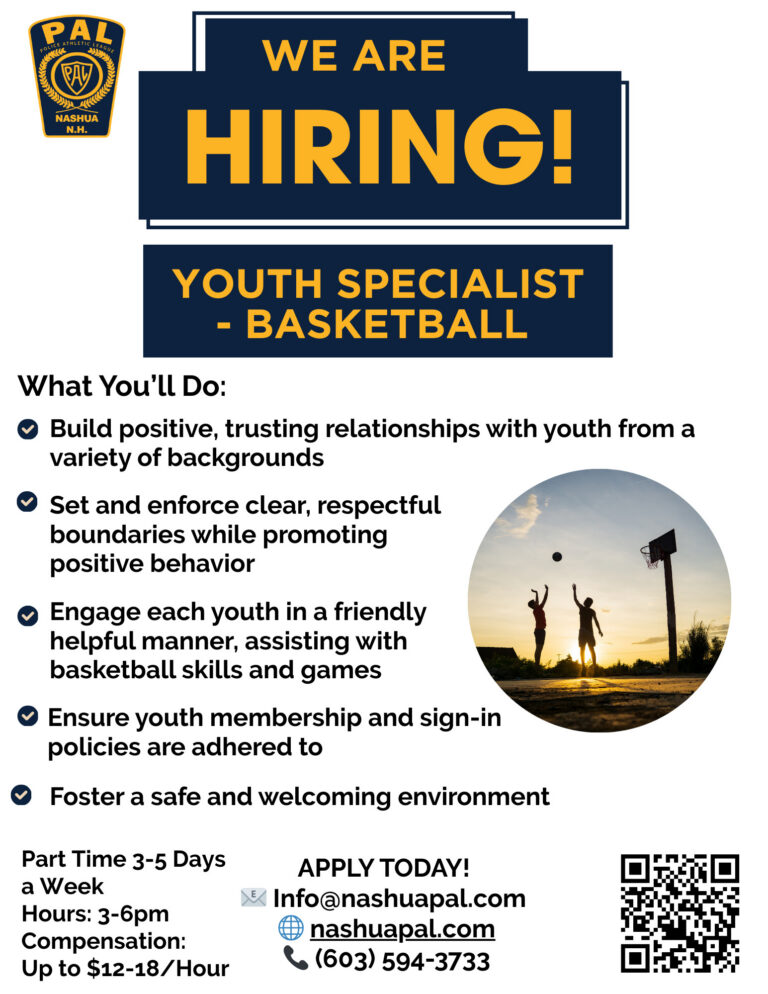 Nashua PAL Youth Specialist – Basketball Program